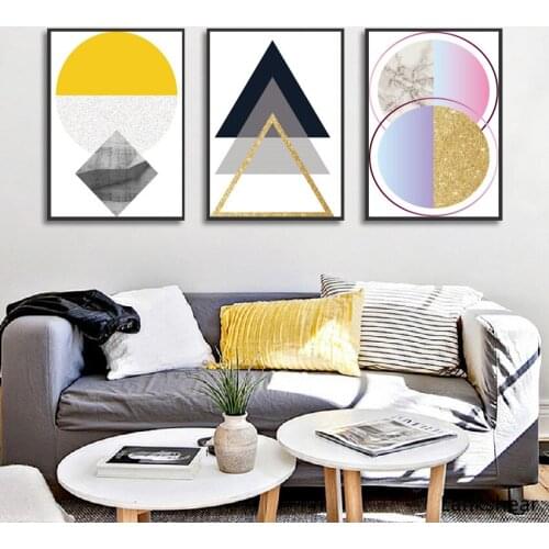 Abstract Geometric Painting Art Mural Decorative Painting Wall Art Canvas Modern Pictures Nordic Posters and Prints Home Decor