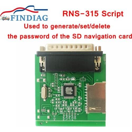 IPROG Adapter RNS-315 Script Used To Generate/Set/Delete The Password Of the Radio SD Navigation Card