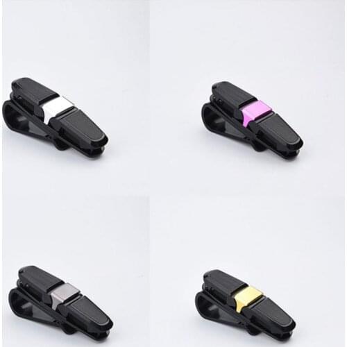 Car Interior Glasses Case Auto Sun Visor Glasses Holder Sunglasses Clip Card Holder car Eyeglasses Accessories