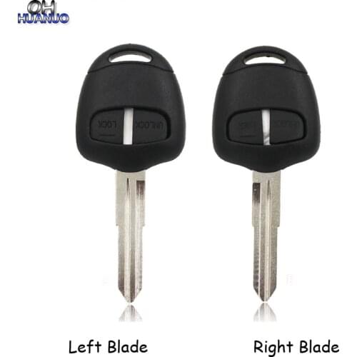 2 Button Remote Car Key Shell Case Fob for Mitsubishi Lancer Pajero Triton Evolution Grandis Outlander With Left/Right Blade