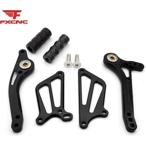 For Honda CBR600F F1 F2 F3 1987-1997 CNC Aluminum Alloy Motorcycle Rearset Footrest Footpeg Pedal Rear set Accessories Part