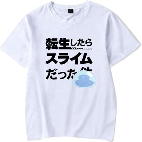 That Time I Got Reincarnated as a Slime Fashion T-shirts Women/Men Summer Short Sleeve Tshirts Hot Sale Casual Streetwear