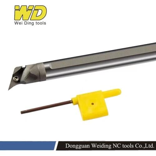 Internal Turning Tool Bar C08 C10 C12 C16 SVQBR SVQCR 08 11 16 Lathe Tools Tungsten Carbide Anti-vibration Boring Bar