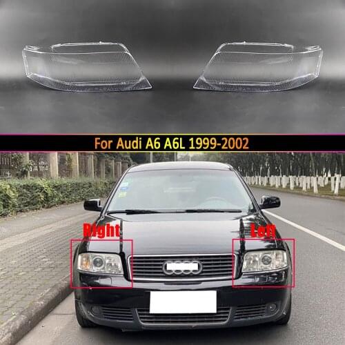 For Audi A6 A6L 1999 2000 2001 2002 Headlamp Cover Lamp Cover Headlight Transparent Lampshade Lamp Glass Headlamp Lens