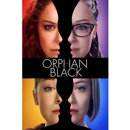 Best Nice Custom Orphan Black Silk Poster Fabric Cloth Poster Modern For Bedroom Silk Posters As a Gift Canvas Poster