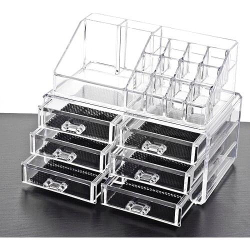 Makeup Organizer 6 Drawers Storage Box Acrylic Make Up Organizer Cosmetic Organizer Makeup Storage Drawers Organizer Organiser