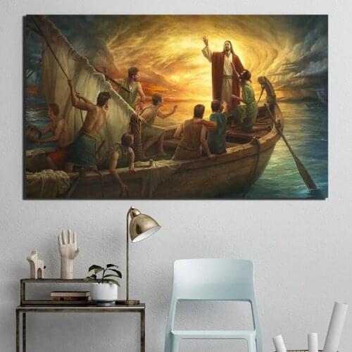 From Fear To Faith Poster Artist Howard Lyon Roy Masters Paintings On Canvas Modern Art Decorative Wall Pictures Home Decor