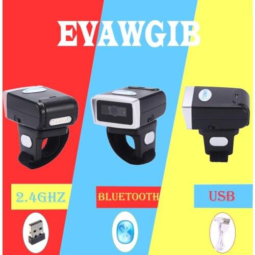 EVAWGIB EV-D604P Warehouse Barcode Scanner USB Cable Wireless Barcode Reader 1D/2D Automatic QR Code Scanner For Supermarker