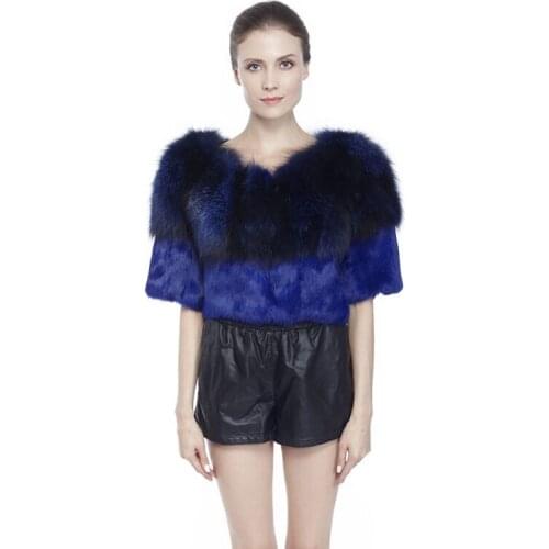 QIUSHAN Short Fur Coats