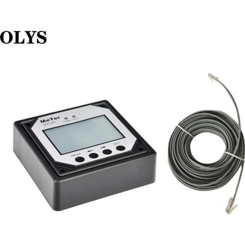 PWM Dual Charge Solar Controller Monitor Fit SDC10/SDC20 Dual-Battery Charging Solar Controller LCD Show Real-Time Working Statu