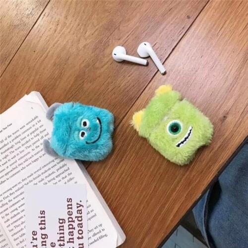 Cute earphone case holder Protective sleeve plush cute cartoon for Apple earphone sleeve anti-fall Airpods 2 new