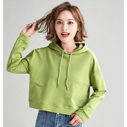 Женские короткие толстовки Sonnygirl China At AliExpress