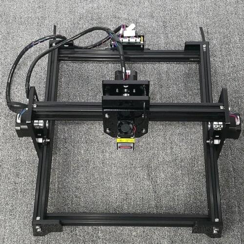 2017 latest laser engraving DIY black metal body 300 mW 21X25cm engraving area laser engraving machine