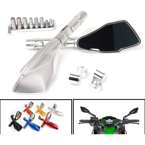Universal M8 M10 Aluminum CNC motorcycle rearview Side mirror For honda cb650f cbr125 pcx 125 nc750x Yamaha mt07 fz07 R1 R15 FZ8