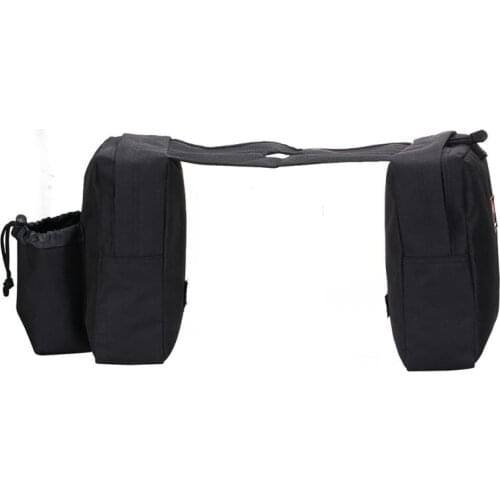 Waterproof Motorcycle bag ATV Fuel Tank Saddlebags Quad Bike Motorcycle Saddle Bag Black Snowmobile Pocket Storage