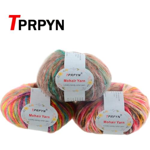 1Pc=25g Long Plush Cashmere Mohair Yarn Anti-pilling Fine Quality Hand-Knitting Thread for Cardigan Scarf Suitable for Woman