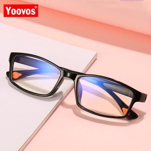 Yoovos 2021 Reading Glasses For Men Square Vintage Plastic Reading Glasses Classic Eyeglasses Luxury Okulary Gafas De Hombre