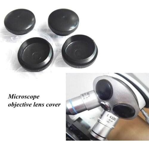 10PCS Biological Microscope Objective Lens Dust Cover Universal Microscope Accessories