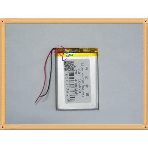 104870 polymer battery 4000mah mobile power battery polymer battery 3.7V