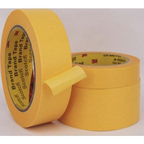 15mmx164ft 3M244 High Temperature Withstand Masking Tape Yellow for Auto Coating PCB Shielding