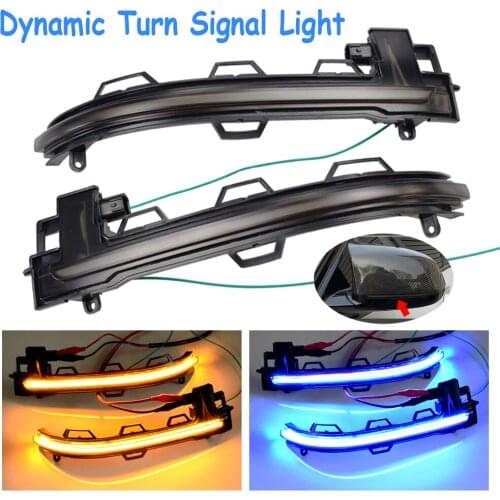 2pcs 2021 New Rearview Mirror Dynamic Blinker Turn Signal LED Light For BMW X3 F25 X4 F26 X5 F15 X6 F16