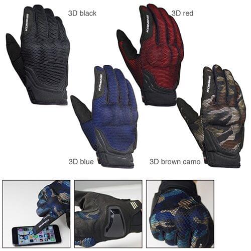 2017 KOMINE GK-194 motorcycle gloves breathable riding gloves racing anti-drop 4 color size M L XL XXL