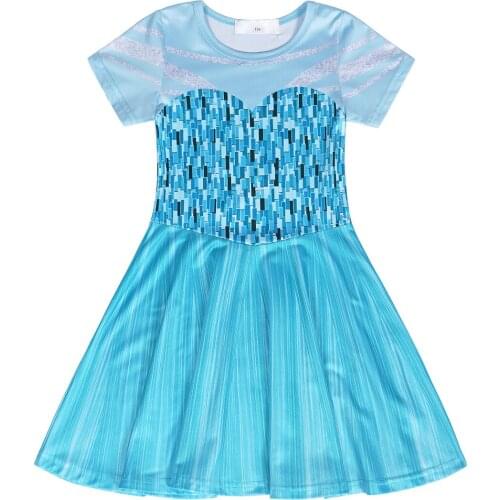 Children Halloween Dress Up Girls Anime Mermaid Cosplay Skirt Baby Festival School Activity Perform Props Walk Casual Clothes