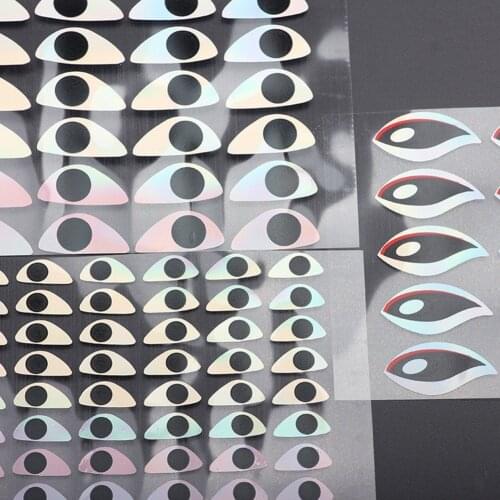 2D Flat Fishing Eyes Tape Stick-On Fish Lures Fly Tying Jigs Lure Making For Tying Flies Pesca Iscas Fish Tackle Tool Accessory