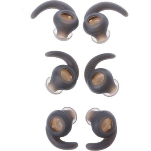 6 Pcs Silicone Ear Tip Earbud For Synchros Reflect BT Mini BT Bluetooth Headphone