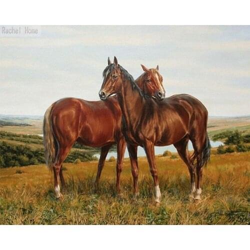 Diamond Embroidery Diy Diamond Painting Cross Stitch Kits Diamond Mosaic Horse Full Square Diamond Embroidery AD223