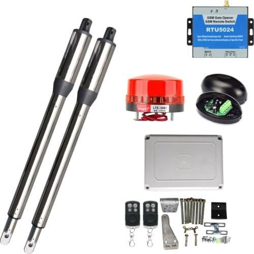 Electric Swing Gate Opener 300KG gate Motor 110/220V with GSM remote control Select by picture content Rtu5024 opener