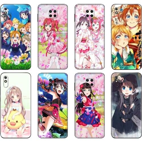 Black tpu Case For Xiaomi Redmi 7A 8 8A 9 9A 9C Case Redmi Note 8T 8 Pro T Note 9 9S 9 Pro Case Love Live