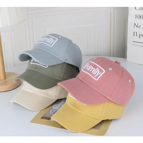 2021 New Spring Summer Kids Baseball Caps Letter Embroidery Baby Boys Girls Sun Hat Adjustable Kids Children Snapback Beach Caps