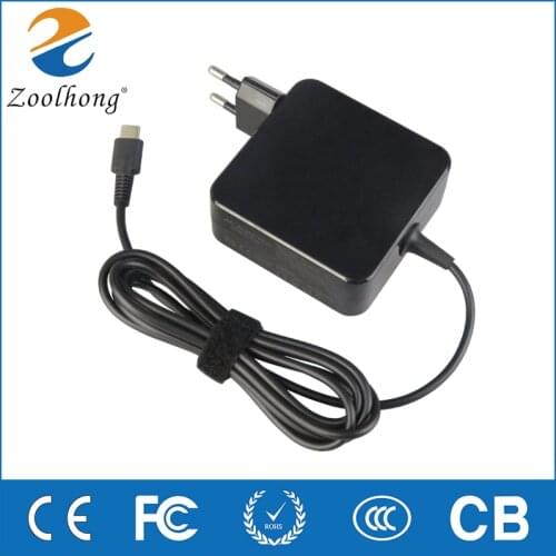 For Asus Huawei Matebook HP DELL XPS Xiaomi Air 65W 20V 3.25A Type C PD Fast Charger USB C Power Laptop Adapter