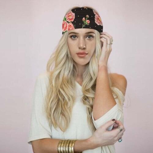 Elastic Anti-slip Absorbent Sweat Headscarf Fashion Sports Headbands Breathable Sweatband Quick Dry Head Band