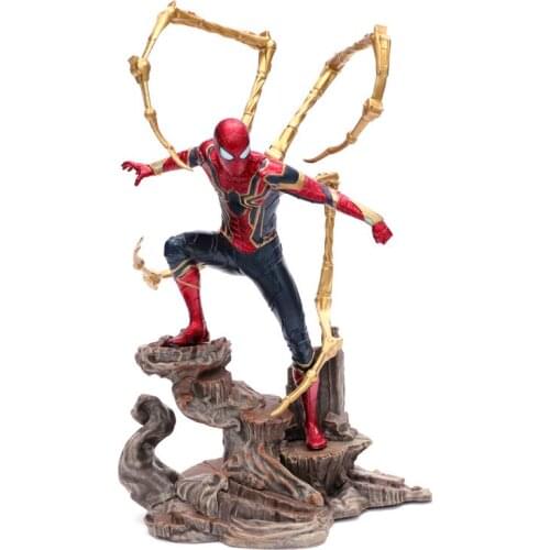 Endgame Infinity War Iron Standbeeld Anime PVC Action Figure Collectible Model Superhero Speelgoed Pop Model