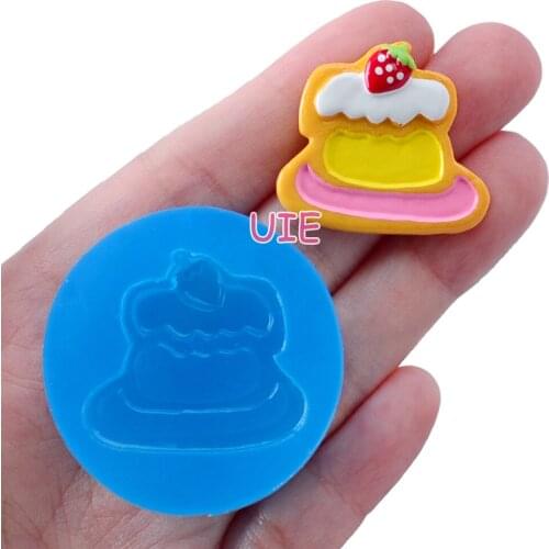 GYL561U 29.6mm x 26.7mm Cake Decoration Silicone Mold Fondant Cake Decoration Candy Resin Clay Earrings Necklace Craft Soap