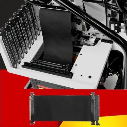H1111Z 24cm High Speed PC Graphics Cards PCI Express Connector Cable Riser Card PCI-E 16X Flexible Cable Extension Port Adapter