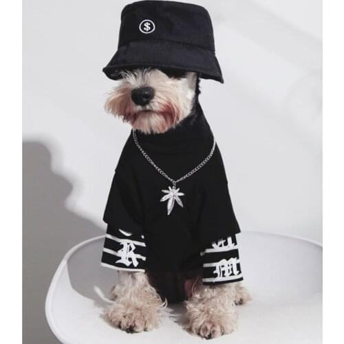 Summer Pet Dogs Shirts Cat Clothes Sun Protection Clothes for Pet Clothing Puppy Cat Outfit Parent-child T-shirt Men Cat Clothes