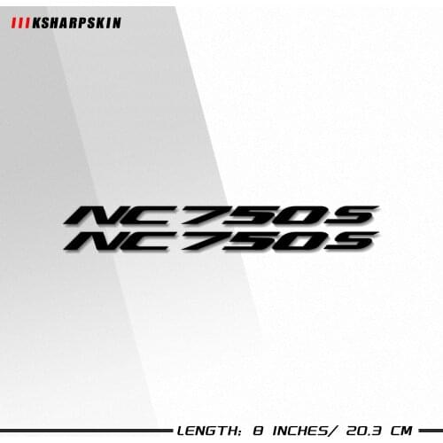 Stickers Motorcycle bicycle fuel tank sticker wheel helmet MOTO waterproof reflective logo for HONDA NC750S nc 750s nc750 s