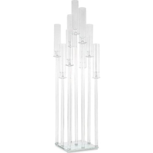 European style single stem acrylic candlestick table centerpiece candle holder for party event wedding decoration sunyu1599