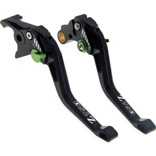 RiderJacky 3D Rhombus Hollow Adjustable Z 750 Motorcycle Brake Clutch Levers For Kawasaki Z750 (not Z750S model) 2007-2012