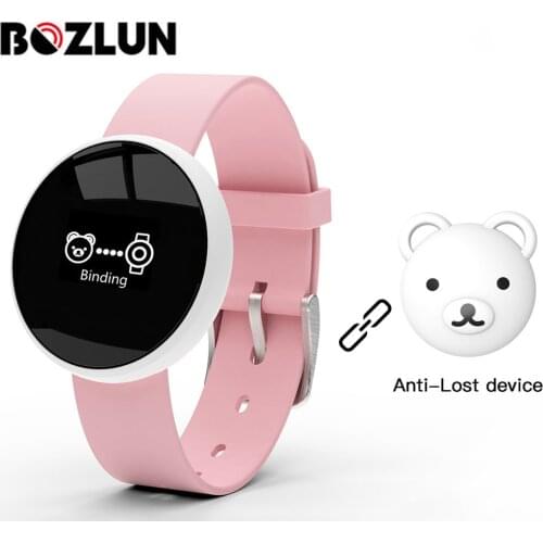 Bozlun Womens Smart Watch for iPhone Android Phone with Fitness Sleep Monitoring Waterproof Remote Camera GPS Auto Wake Screen