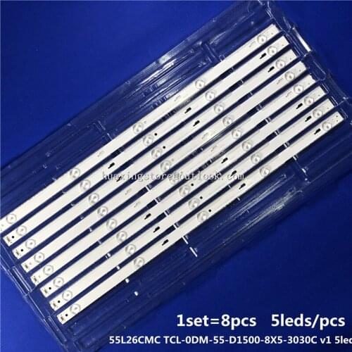 LED backlight strip for 55L26CMC 55L510U18 LVF550CSDX E11 V11 TCL-0DM-55-D1500-8X5-3030C v1