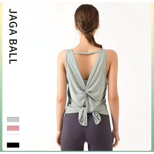 Loose Breathable Short-Sleeved Womens Vest Feminine Back Split Modal Blouse Sports Tops Running Fitness Yoga Clothes Tank Top