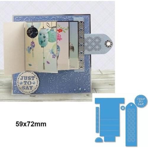 Topperfall Card Metal Cutting Dies Stencils for DIY Scrapbooking Decorative Crafts Embossing Paper Cards