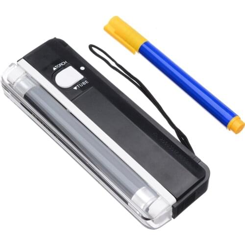 1Set Property Marking Kit Torch UV Light Tube Bulb Professional Money Detector Lighting Flashlights Ultraviolet Lamps