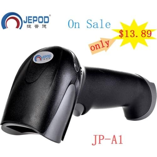ON SALE ! JP-A1 Barcode Scanner Supermarket POS Barcode Reader XP-58IIH 58mm POS Thermal Receipt Printer Ticket Printer