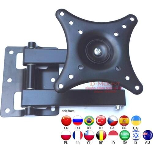 LCD-123R 15" 30"32" retractable vesa mount stand 25kg strong tv wall mount bracket folding tv lift mechanism