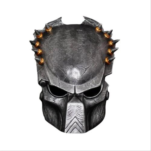 High Quality Predator Mask Full Face Latex Masks Hand Painting Predator Cosplay Props Adult Halloween Costume Party Supplies